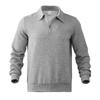 Men's Autumn And Winter American Retro Heavy Sweater Jacquard Long-sleeved Lapel Half-chain Men's Top