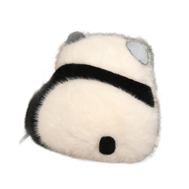 Cute Panda Imitation Wool Back Cushion for Sofa or Bedside
