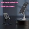 Supporto per telefono cellulare di sollevamento pieghevole interamente in metallo Supporto da tavolo pigro Supporto per tablet per telefono cellulare Supporto universale per cellulare regolabile multi angolo