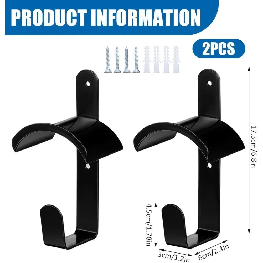Metal Wall Mounted Saddle Rack 2pcs Bridle Holder for Equestrian Storage Suitable for Stable Wall Mount Installation