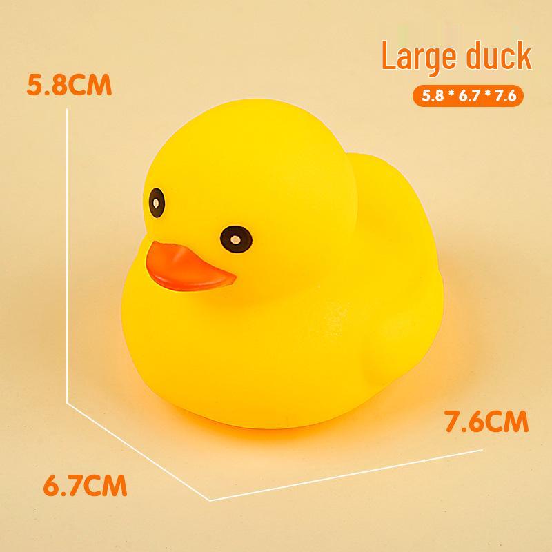 Little Yellow Squeaky Duck Bath Toy for Babies