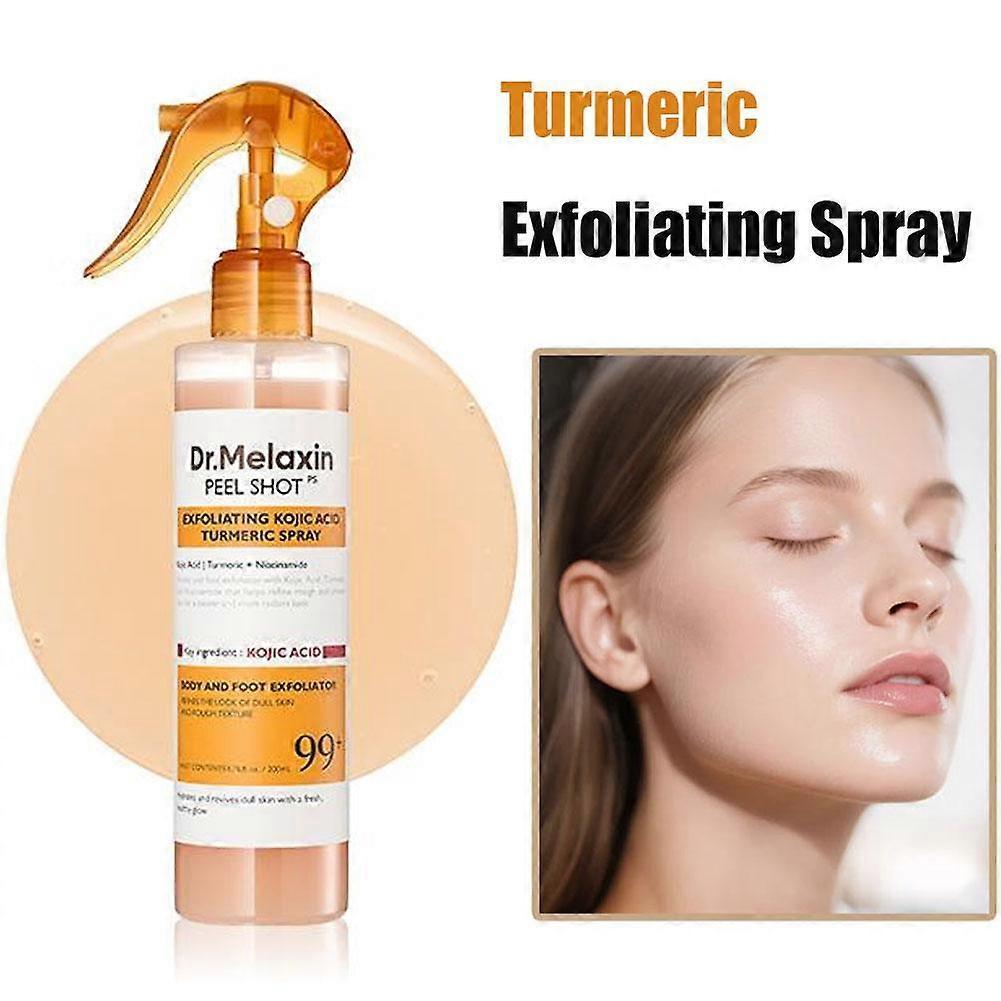 Dr.Melaxin Kojic Turmeric Exfoliating Spray 200ml for Skin Brightening