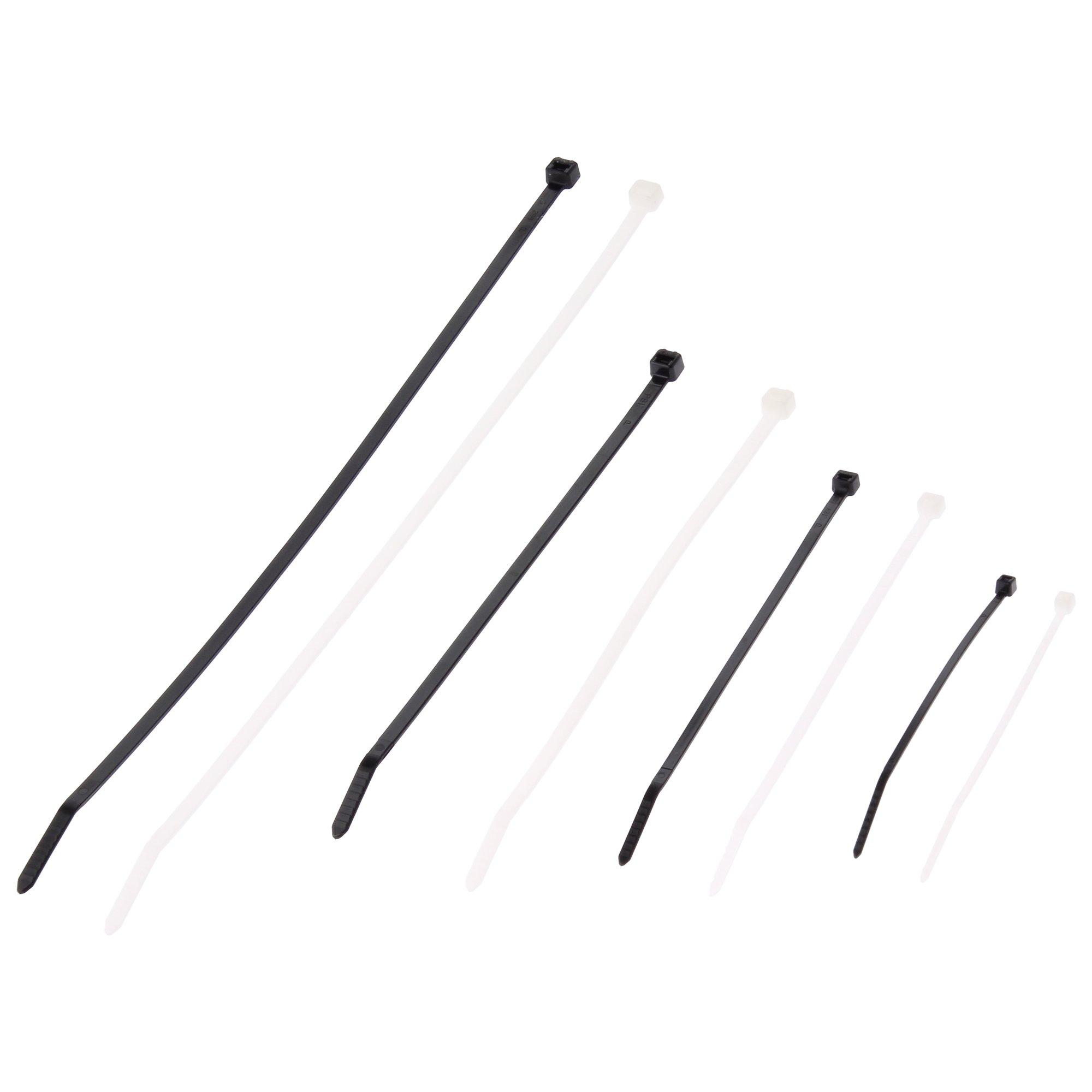 

Panduit KB-550 Nylon Cable Ties, Small Pack (Natural/Weather-Resistant Black)