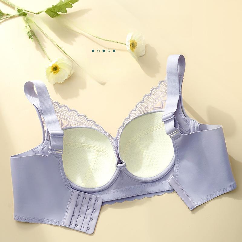 Thin Plus Size Bra for Women with Steel Rims and Thin Styles Gathering Underwear for Women Collecting Accessory Breasts Anti Sagging Bra