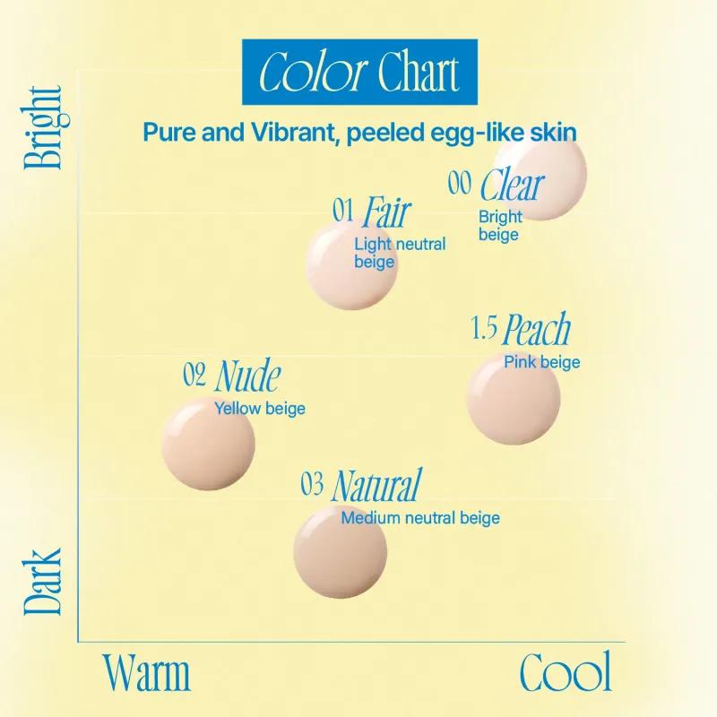 [fwee] Cushion Egg-Fit Cover (5 colors)