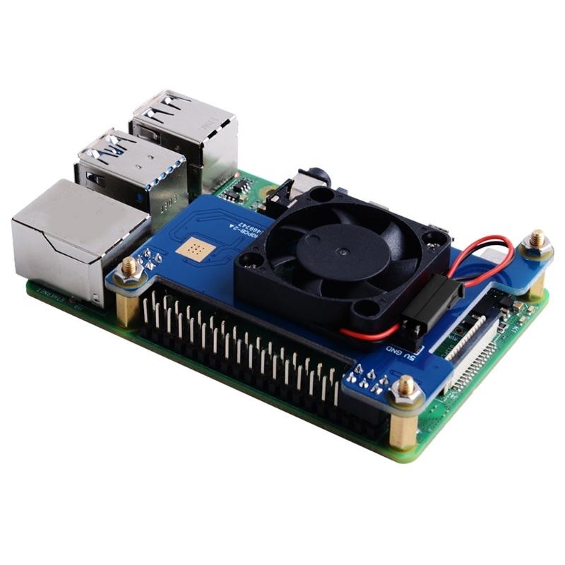 New  4B/3B + POE Power Over Ethernet Expansion Board Cooling Module Onboard Fan OLED  Standard