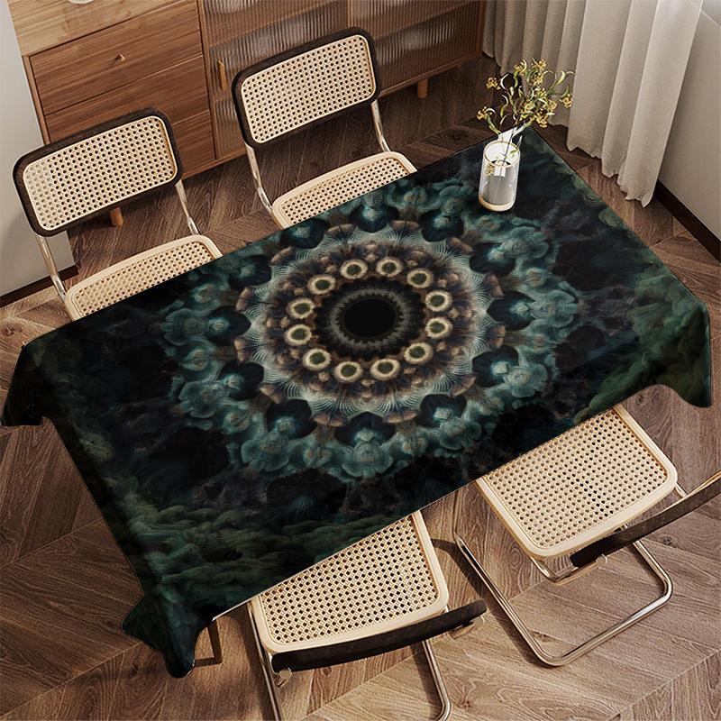 Floral Pattern Tablecloth Restaurant Kitchen Tablecloth Living Room Home Decoration Rectangular Party Decoration