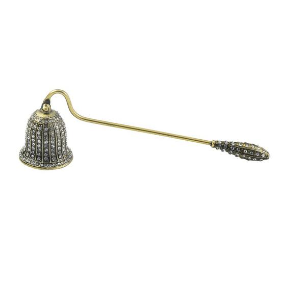 Metalen kaarsendover met lange steel, vlamdover voor kaarsen, decoratief kaarsaccessoire.