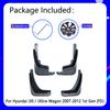 Mudguards Fit for Hyundai I30 I30cw Wagon 2007~2012 FD 2008 2009 2010 2011 Car Accessories Mudflap Fender Auto Replacement