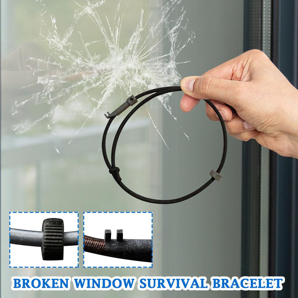 Nødglassknuserarmbånd, Nødglassknuser, og Håndjernnøkkelring