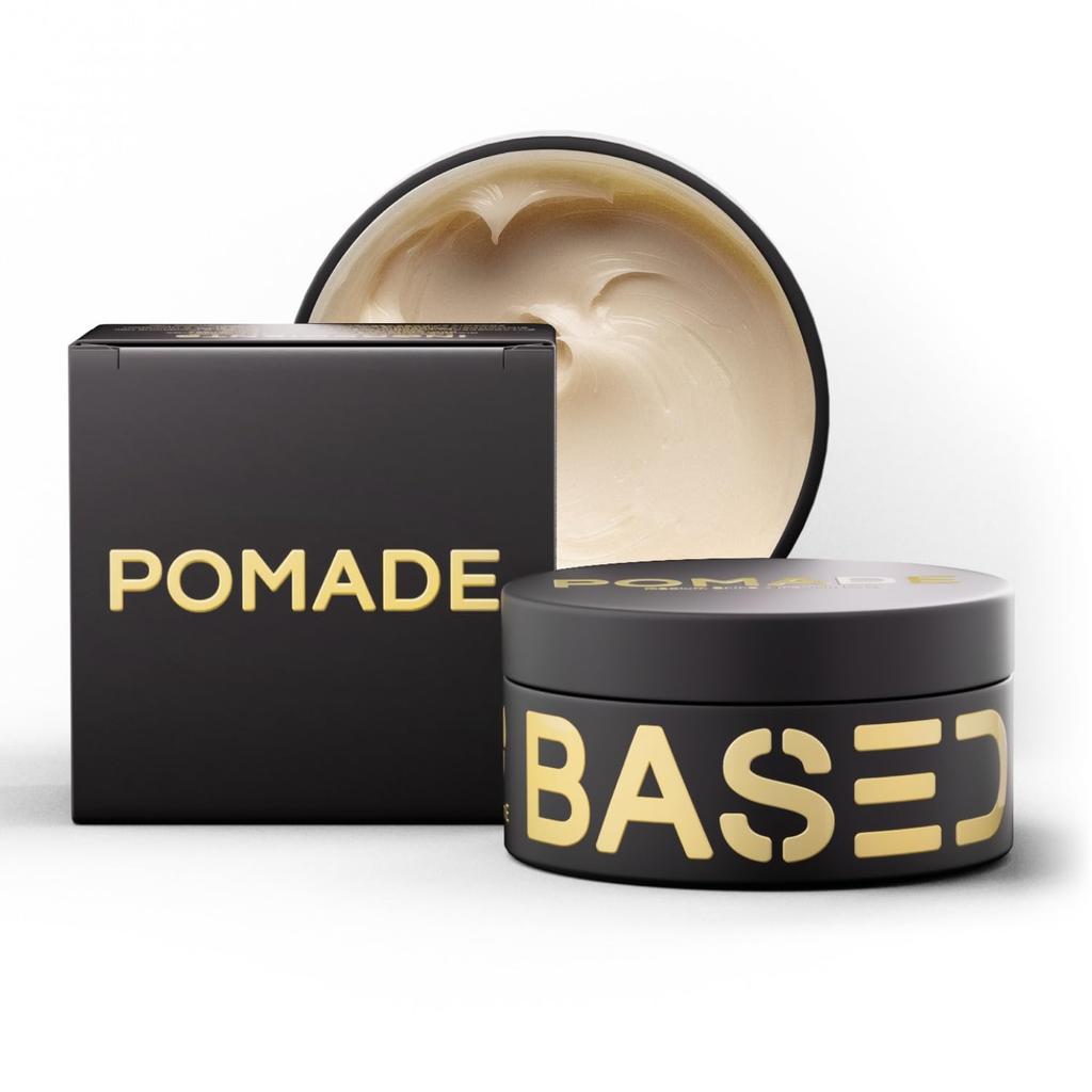 BASE Pomade Mittlerer Halt Glänzend Nichtfettend Haarstyling 3,4 oz
