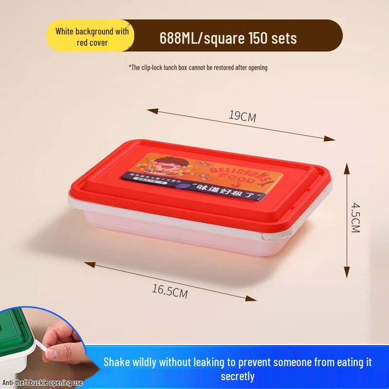 Disposable Plastic Food Containers with Lids