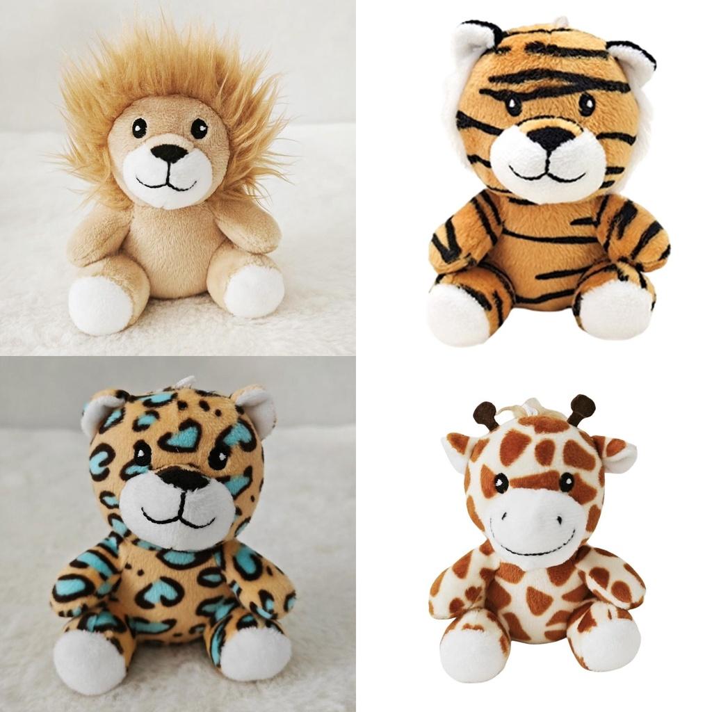 Jungle Animal Lion Tiger Giraffe Stuffed Toy Wholesale Stock