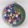 Gold/Silver Round Evening Bag Purse Rhinestone Bridal Clutch WHTUOHENG Formal Minaudiere Handbag For Women Party Dinner Handbags