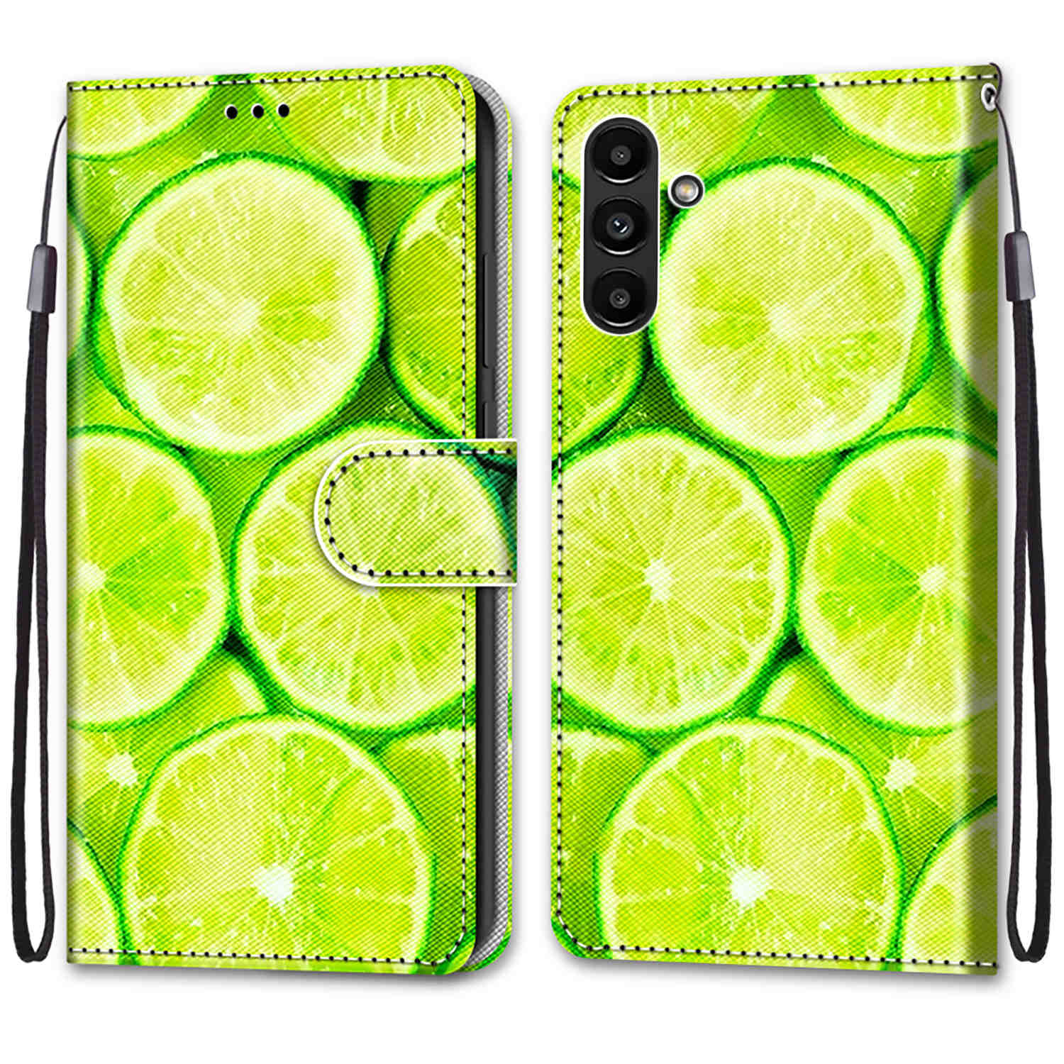 

Роскошный окрашенный кожаный чехол-кошелек в стиле книги, защитный чехол для Samsung Galaxy A26 A36 A16 A55 A56 A35 A24 A25 A15 A05 A05s/Samsung A15 A14 A04S Samsung Galaxy A02s/M02s