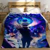 JJK Anime Knee Fashion Blanket Throw Winter Microfiber Oversized Baby Lightweight Flannel Fleece Bed Sofa Decoration