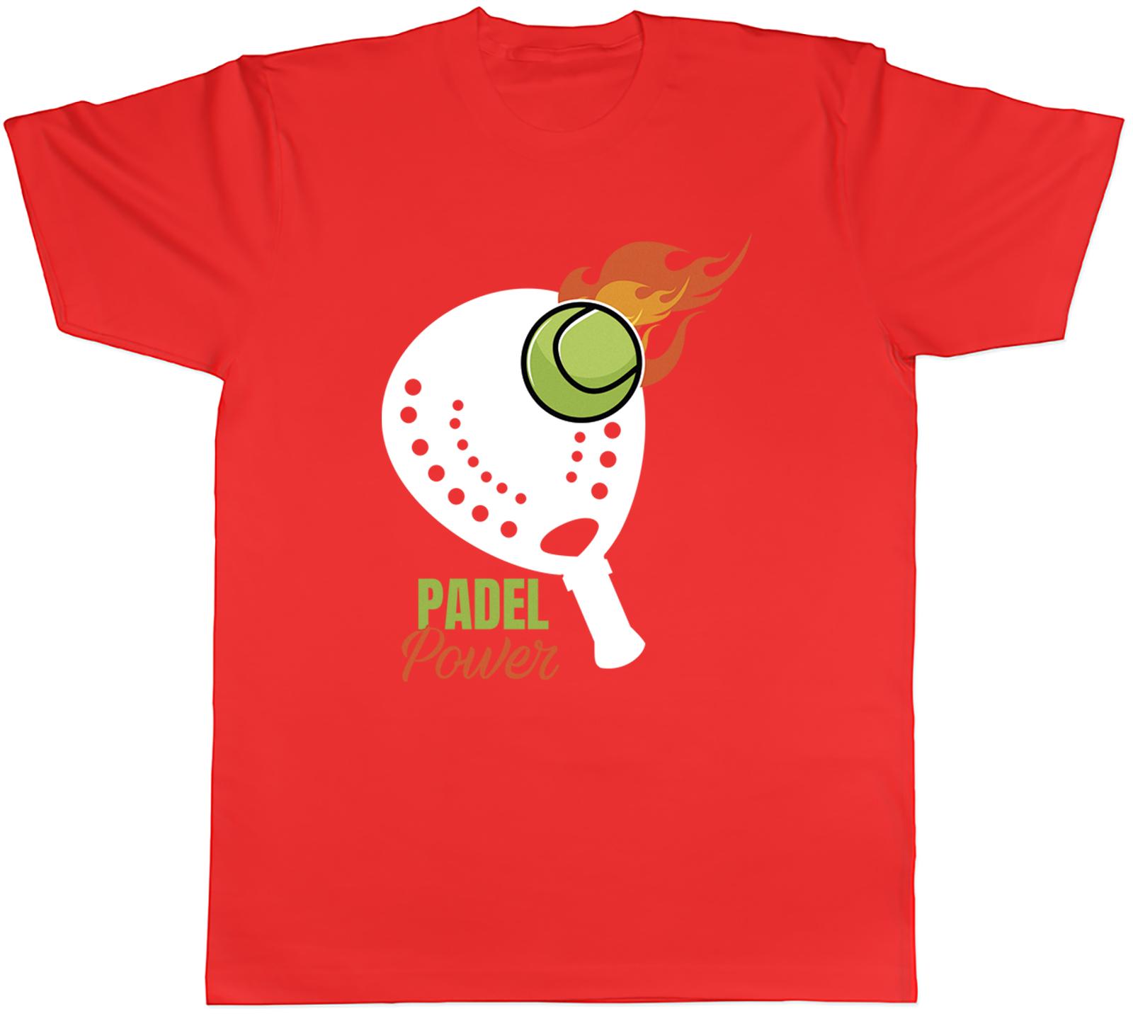 Padel Power Racket Ball Small Court Game Unisexs TShirt Tee Gift Top S