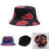 Trendiger Baumwollmischung Naruto Hut Akatsuki Fischerhut für Frühling und Sommer Unisex