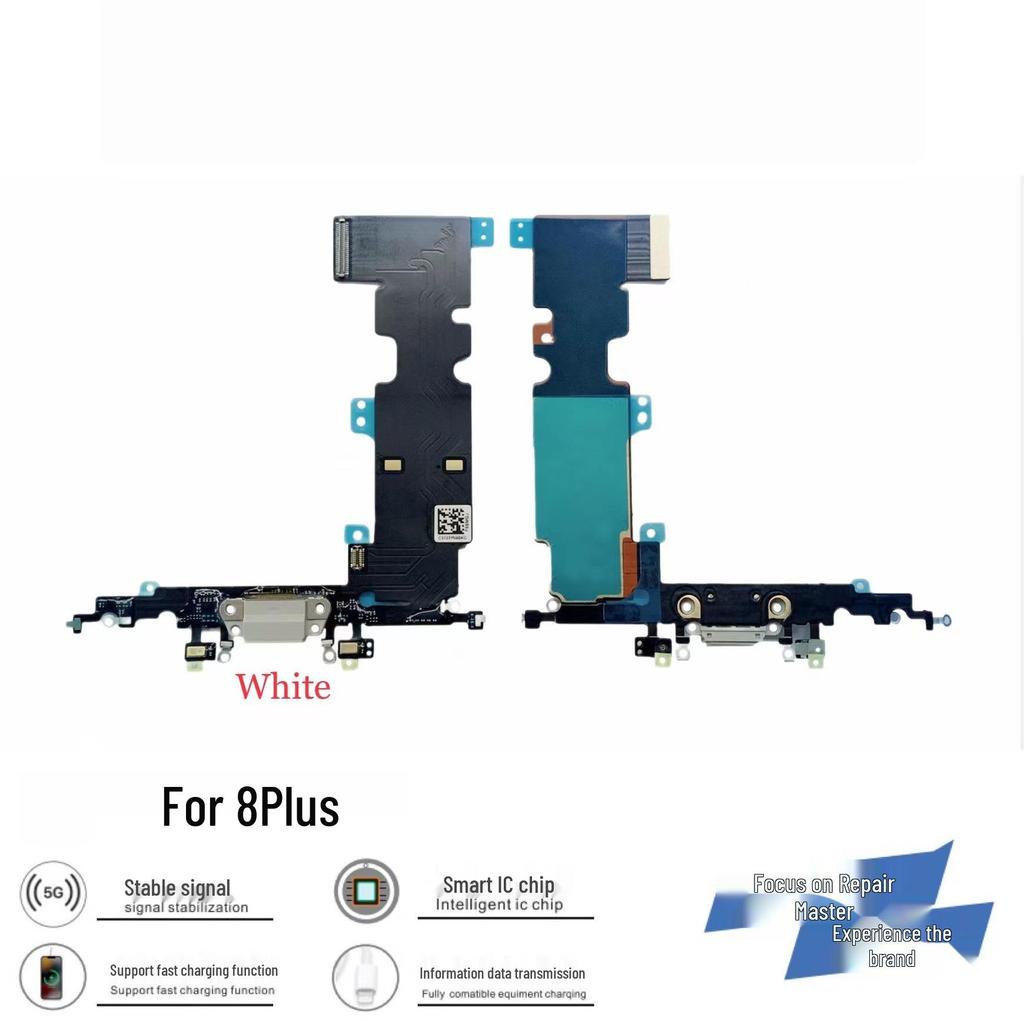 Compatible Charging Flex Cable with Microphone for Apple iPhone 5/5s/6/6s/6 Plus/7/7 Plus/8 Plus/X