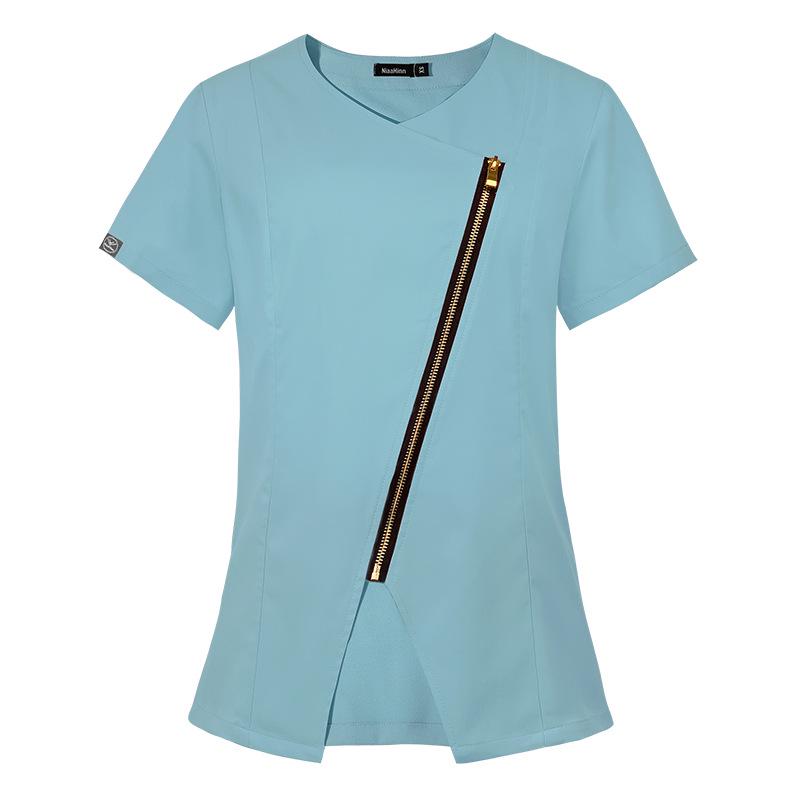 Sleeveless Women's Surgical Gown Set for Doctors and Nurses - Summer Uniform for SPA and Salon