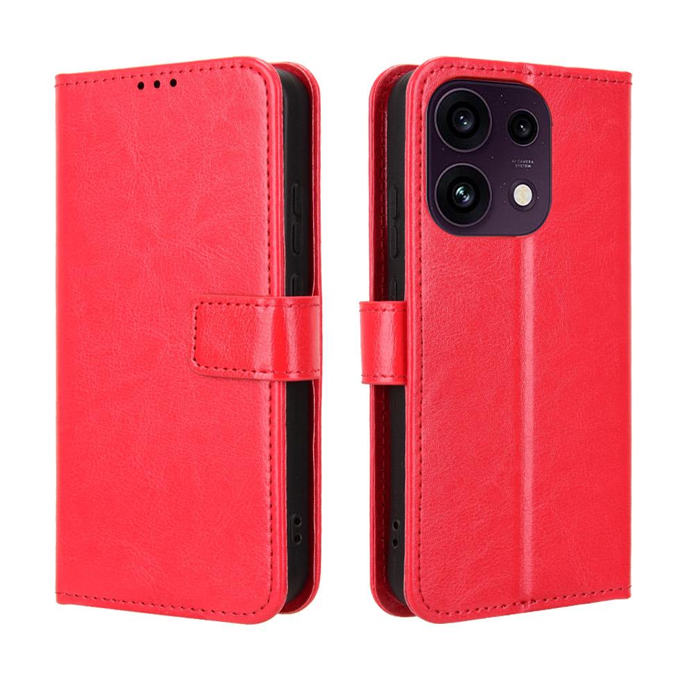 Flip Cover For OPPO Reno 16F / Reno 16FS Leather Case [Flip Vintage Leather] Shockproof Durable Retro Phone Case