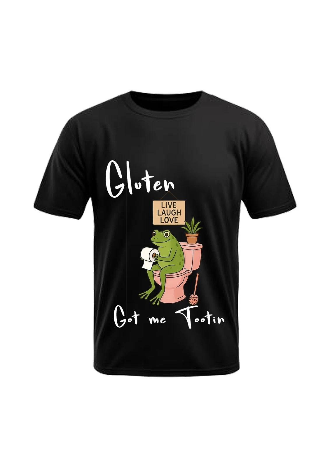 Gluten Got Me Tootin Fun/Rude/ T-Shirts For T-Shirt Nights.. 3XL