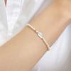 14K Cut Natural Stone Mother-of-Pearl Fish Bracelet (Choose One of Three Types) - A Lucky Gift