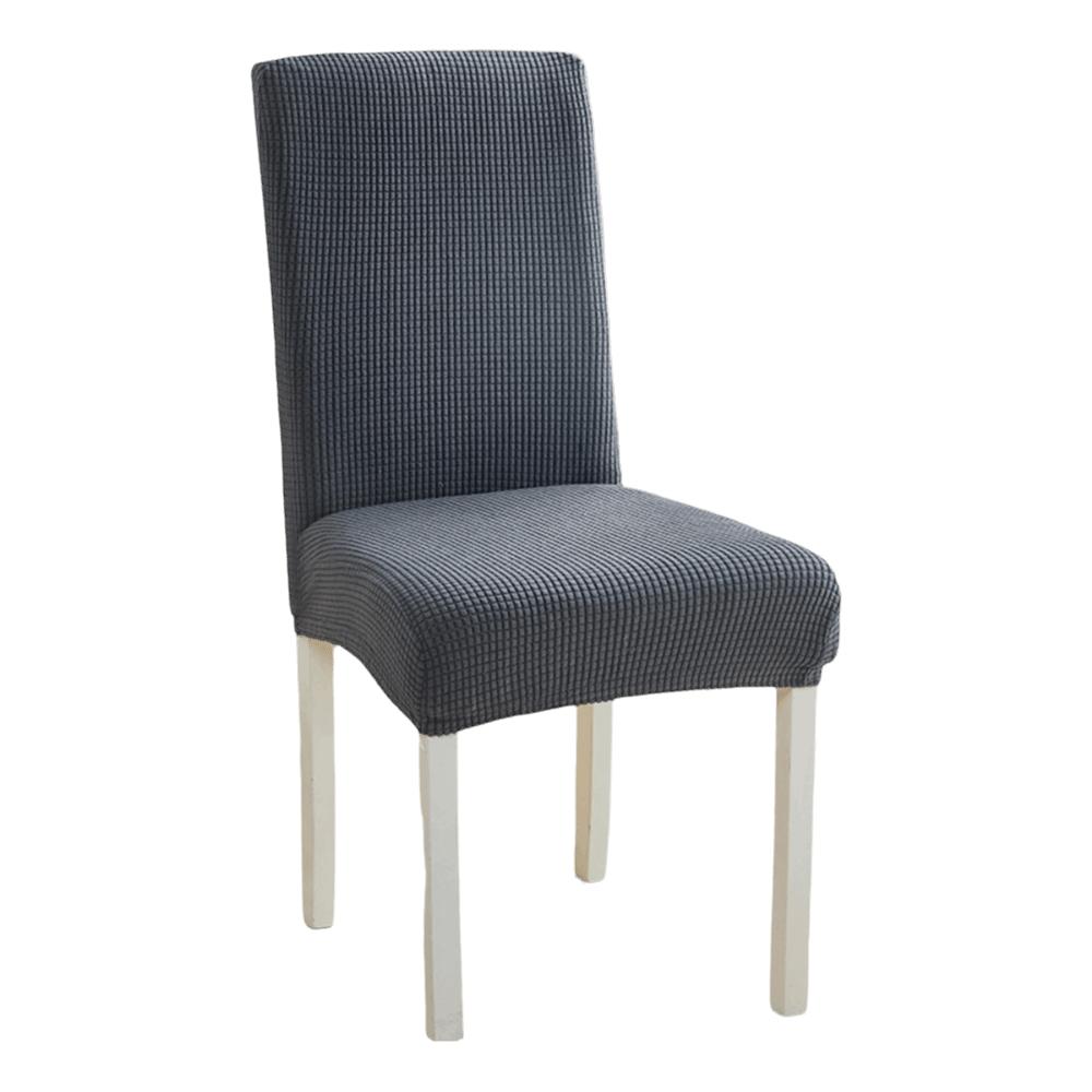 High Elastic Seat Cover Plain Color Stool Cover Dining Chair Cover Wedding Banquet