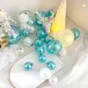 12/24/36Pcs 4CM Christmas Iridescent Ball Clear Shatterproof Reusable DIY Holiday Decoration Xmas Tree Hanging Ball Ornament Pendant Party Festival