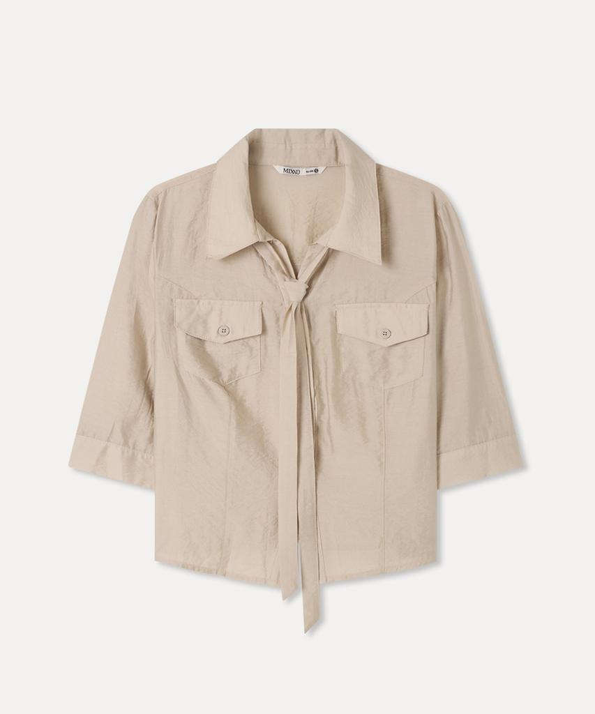 MIXXO Out-Pocket Tie Shirt_Miwyag509C