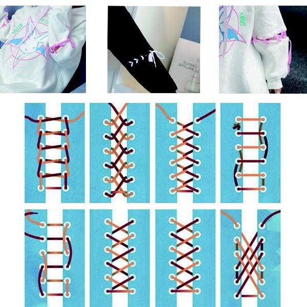 Harajuku Pentagram Lace Embossed Women's Polar Hoodies Punk Gothic Cute Bunny Oversize Hooded Velvet Sweatshirt Jersey Streetwear