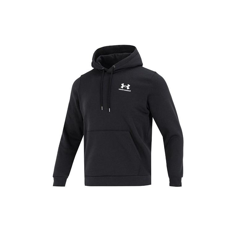 Under Armour Essential Fleece Hoodie  Black  Men s 1373880-001 XL