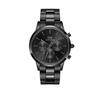 Danielwellingteon Iconic Chronograph Link Onyx All-Black Metal Watch