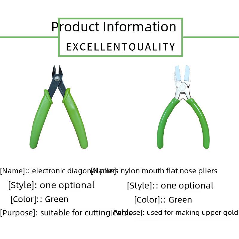 "Nylon Flachzange & Diagonalzange für Elektronik und Schmuckherstellung"
