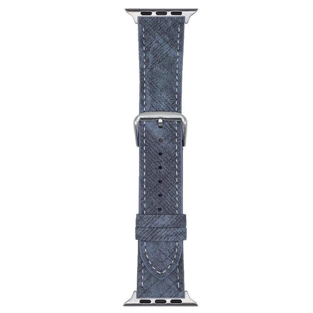 Watch Bands For Apple Watch Series 10 Ultra 9 8 7 SE 6 5 4 3 2 1 46mm 49mm 45mm 44mm 42mm Leather Wrist Strap with Steel Buckle