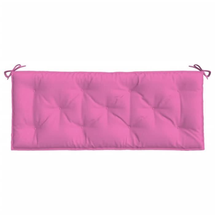 VidaXL Garden Bench Cushion Pink 120x50x7 Cm Fabric 361600