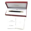 Very Good Cartier Ballpoint pen Trinity Engraved logo twist fastening black mens Used