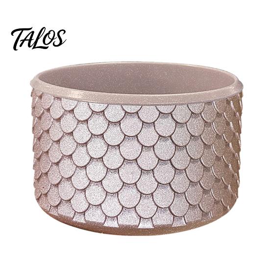 Portable Bottle Sleeve for Commute Silicone Cup Boot, Fish Scale Pattern Decor, Soft Elastic Water Protector Protective Sleeve, Anti-Slip Bottom Cover