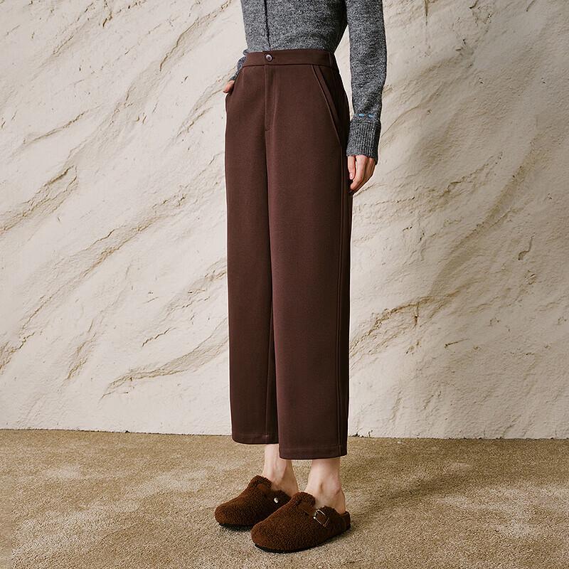 CHUYU Women's Thickened Knitted Harem Pants