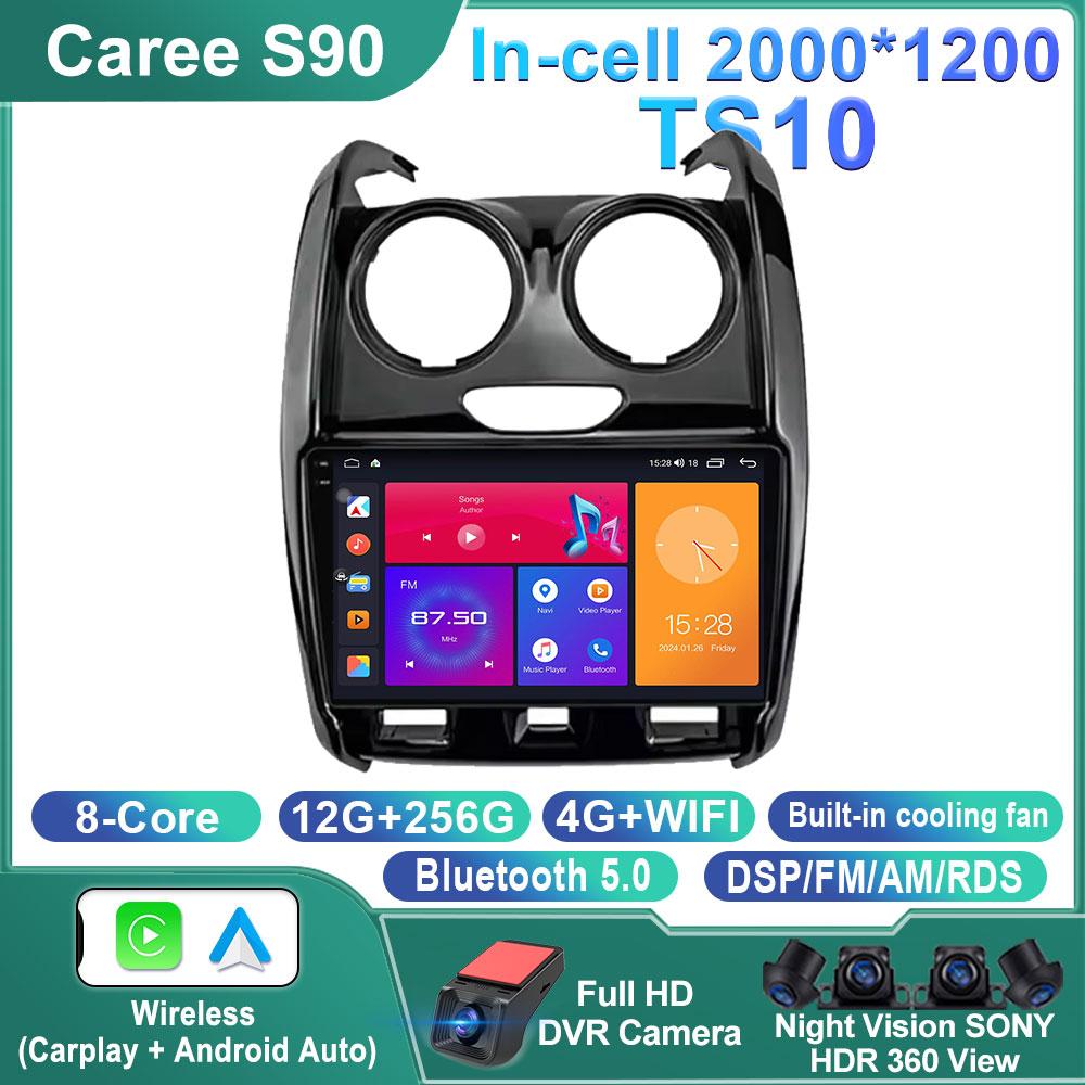Car Radio Multimedia Player For Renault Duster D 2015 2016 2017 2018 2019 2020 Lada Largus 2021 Android Auto Stereo Navigation