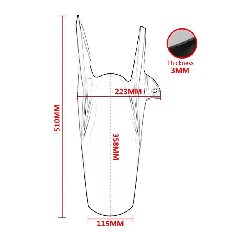 Rear Wheel Hugger Fender Mudguard Mud Splash Guard Fairing For Honda CB650R CBR650R CB CBR 650 R 2019 2020 2021 2022 2023