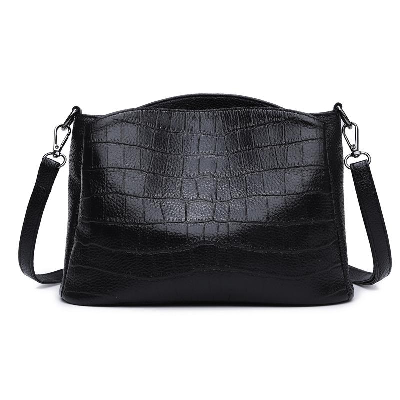 Leather Women's Bag Trendy and High-end Style Large-capacity Single-shoulder Crossbody Bag Cowhide Tote Bag