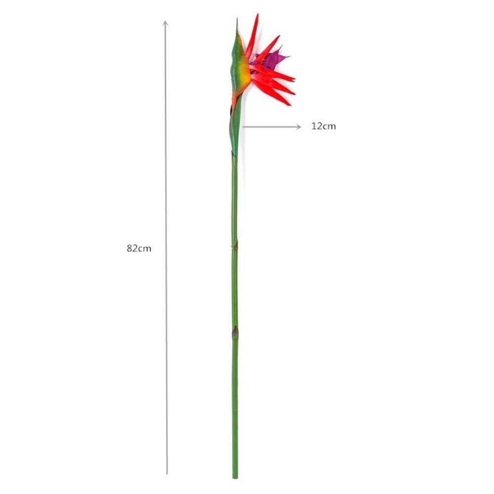 Authentic Touch Artificial Bird of Paradise Long Stem Fake Flower Faux Plants  Wedding Decoration