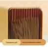 Wall-Mounted Flip-Top Toothpick Holder - Creative Plastic Design for Home and Restaurant