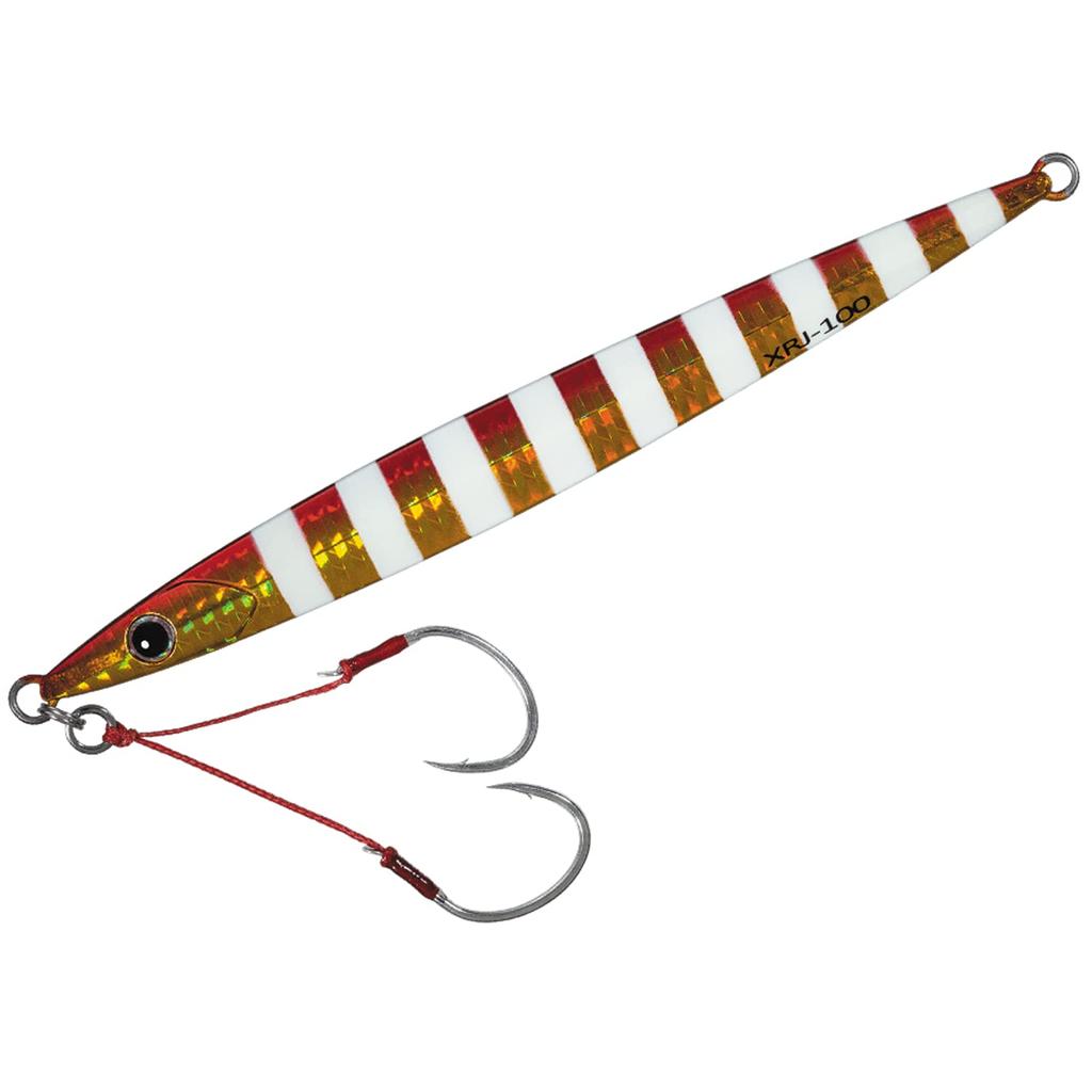 Major Craft Cross Ride Jig Heavy Metal 100g Zebra Red Gold XRJ-100#8