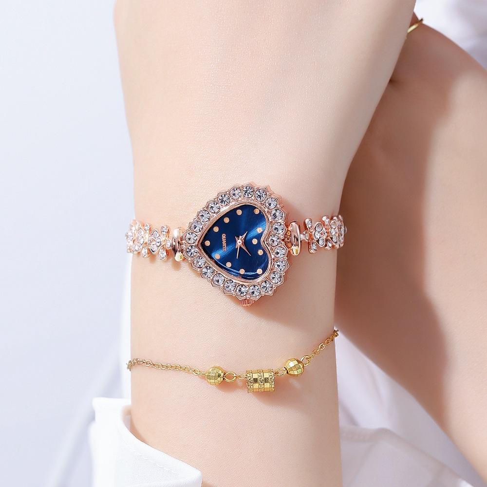 Top Brand Luxury Crystal Women Bracelet Watches Fashion Diamond Ladies Quartz Watch Steel Female Wristwatch Montre Femme
