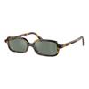 DNA Series Acetate Rectangular Sunglasses Women Sunglasses Honey-Havana MU11ZSVAU04M