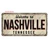 Vintage USA Metal Plates, Retro California 15x30cm Plaque, Florida Metal Tin Sign Poster, Bar, Garage, Gifts, Room Decor WY289