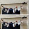 Pumpkin Halloween Decorations Banner Bat Halloween Flag Pulling Linen Ghosts Banner  Festival