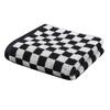 Pure Cotton Hand Towel Plaid Print Lightweight Water Absorbent Decorative Towel Gym Quick-Dry Washcloth